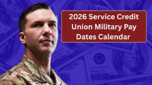 2026 Service Credit Union Military Pay Dates Calendar (Download or Print)