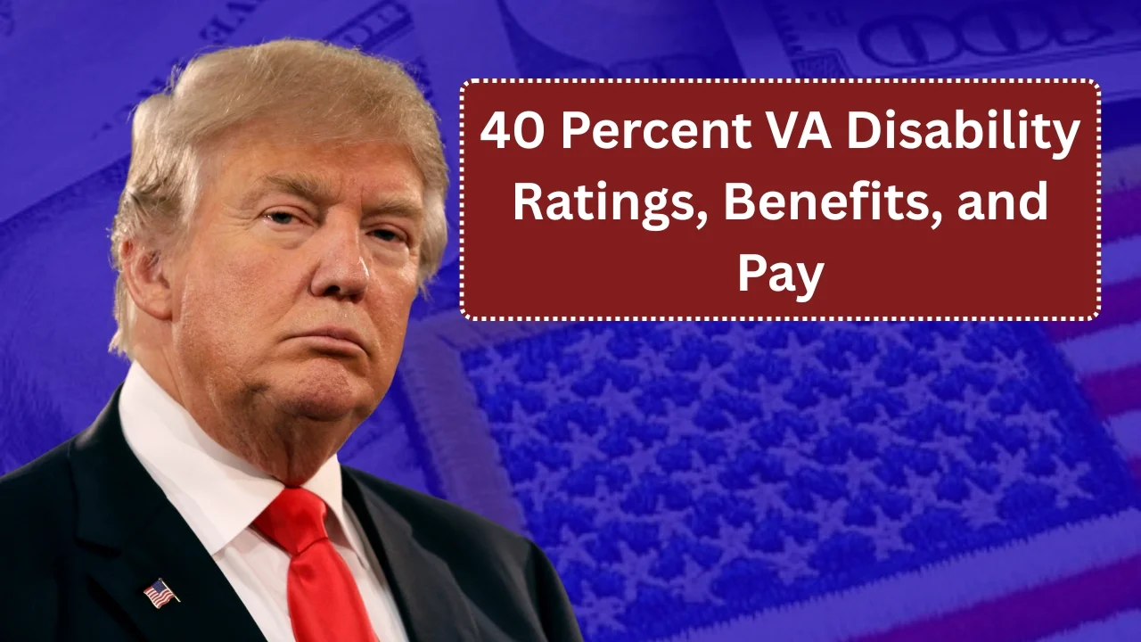 40 Percent VA Disability Ratings, Benefits, and Pay