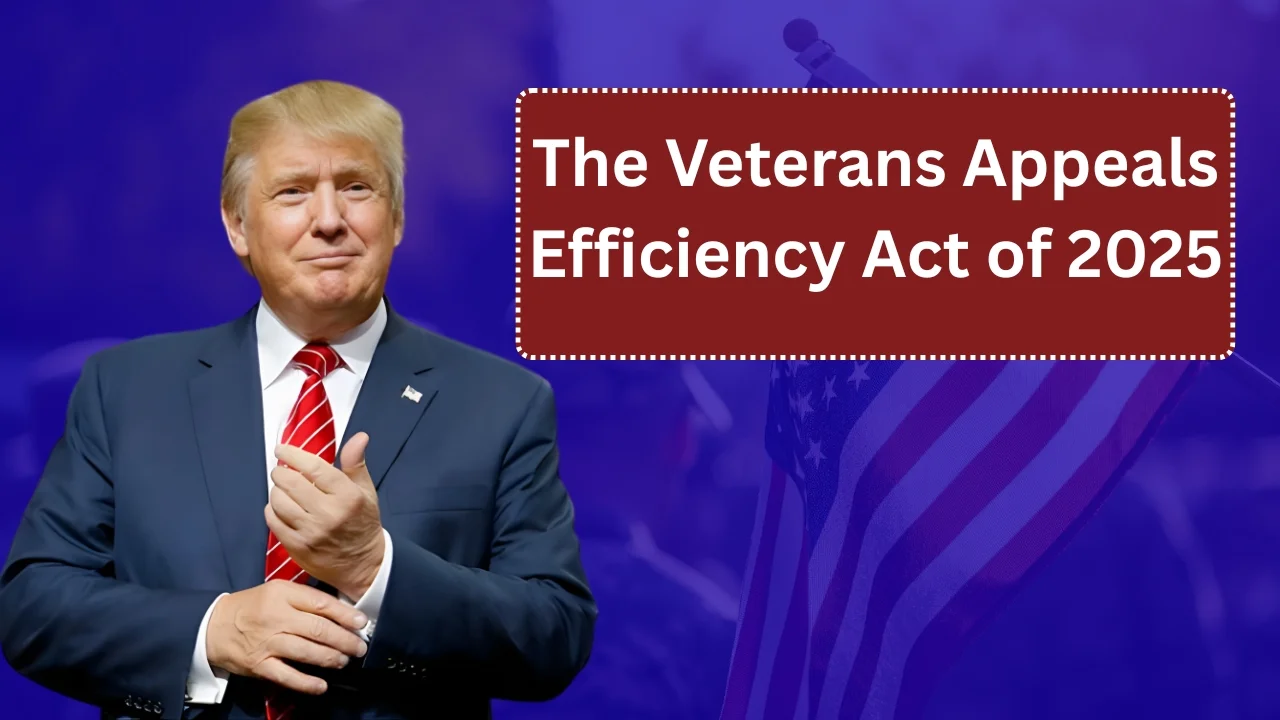 The Veterans Appeals Efficiency Act of 2025