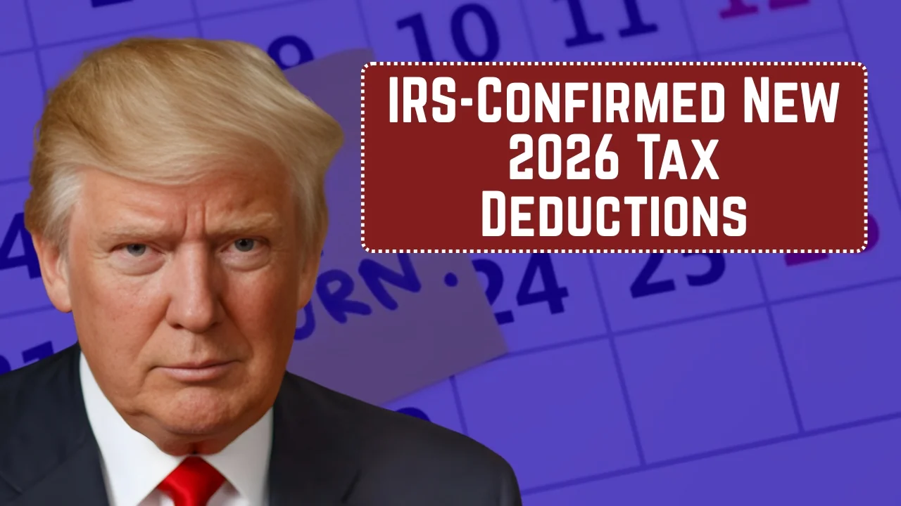 IRS-Confirmed New 2026 Tax Deductions