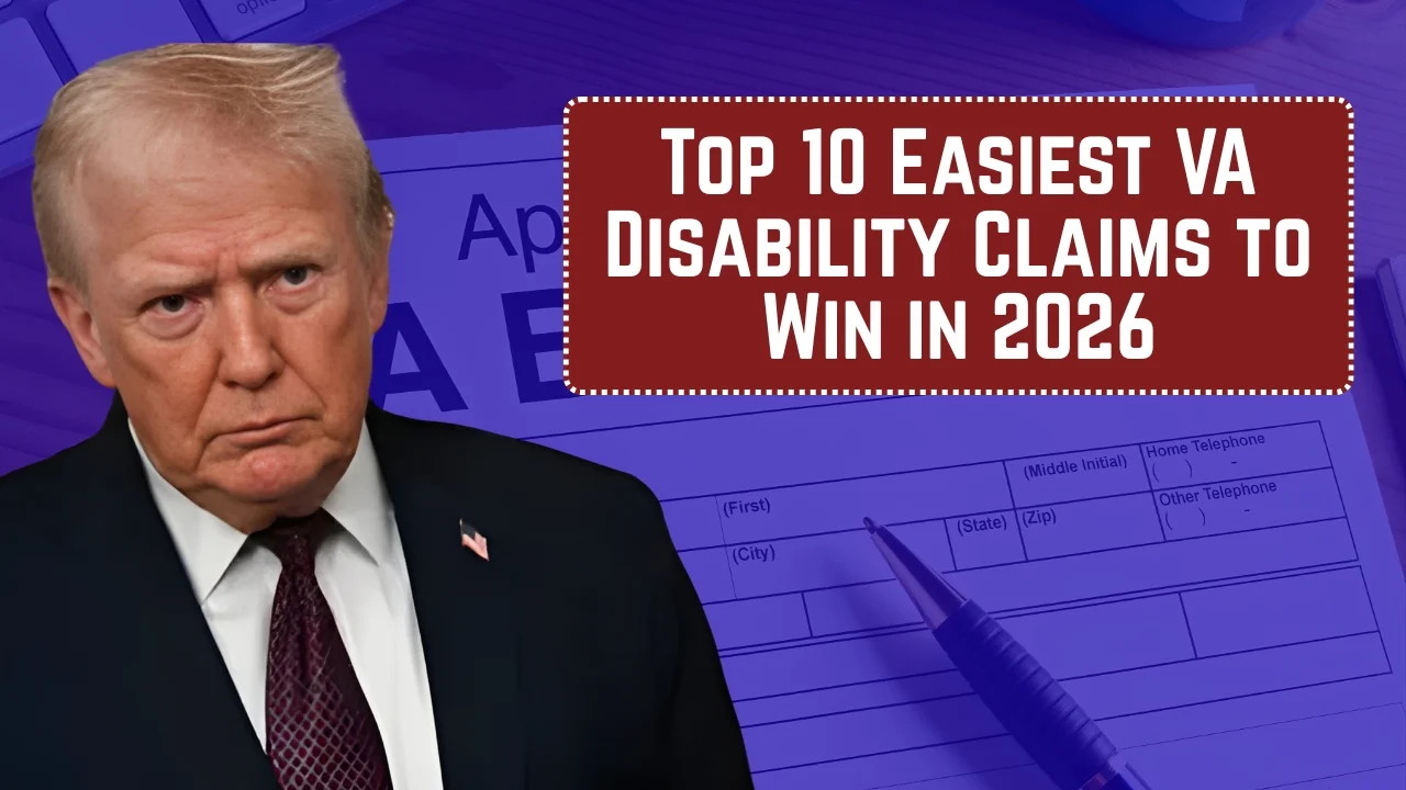 Top 10 Easiest VA Disability Claims to Win in 2026